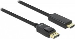 Kabel Delock DisplayPort - HDMI 3m czarny (82435)