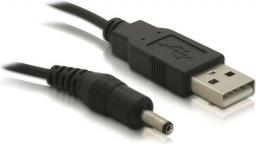 Kabel USB Delock USB-A - DC 3.1 x 1.3 mm 1.5 m Czarny (82377)