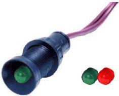  Simet Lampka sygnalizacyjna 5mm czerwono-zielony 12-24V AC/DC KLP 5GR/24V (84405015)