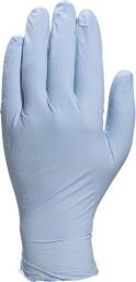  Delta Plus Rękawice jednorazowe nitrylowe pudrowane niebieskie rozmiar 7/8 100szt. (V1400PB10007)