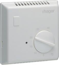  Hager Regulator temperatury bimetalowy 230V 10A 5-30°C IP30 biały (EK053)