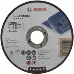  Bosch Tarcza tnąca prosta Best for Metal Rapido 125 x 22mm A60W (2608603514)