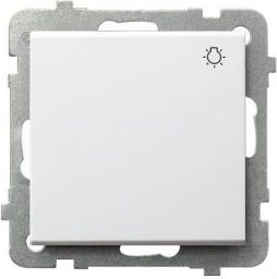  Ospel Przycisk światło Sonata 10AX IP20 biały (ŁP-5R/m/00)