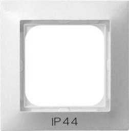  Ospel Ramka pojedyncza Impresja do łączników IP-44 biały (RH-1Y/00)