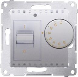  Kontakt-Simon Regulator temperatury Simon 54 z czujnikiem wewnętrznym srebrny mat (DRT10W.02/43)