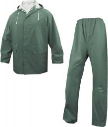  Delta Plus Komplet przeciwdeszczowy XL bluza + spodnie poliestru powlekanego PVC zielony (EN304VEXG2)