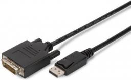 Kabel Digitus DisplayPort - DVI-D 3m czarny (AK-340301-030-S)