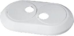 Capricorn Rozeta podwójna z PP biała 18mm 113 x 69mm (9-2220-018-00-01-01)
