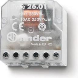  Finder Przekaźnik impulsowy 1Z 10A 250V 24V AC montaż w puszkach instalacyjnych i obudowach (26.01.8.024.0000)