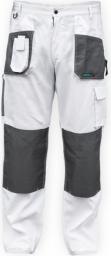  Dedra Spodnie ochronne białe rozmiar XXL (BH4SP-XXL)