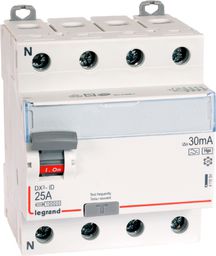  Legrand Wyłącznik różnicowo-prądowy 4P 25A 0,03A typ HPI P304 DX3 (411694)