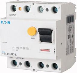  Eaton Wyłącznik różnicowo-prądowy 4P 40A 0,1A typ AC PFIM-4001-MW (235411)