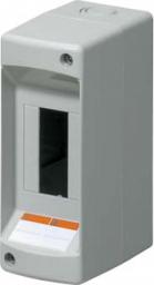  Elettrocanali Rozdzielnica modułowa natynkowa 1x2 seria 610 bez drzwi szara (EC61002)