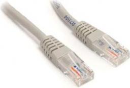  Madex Kabel krosowy patchcord UTP kat. 5e PVC szary 1m (21.99.0501)