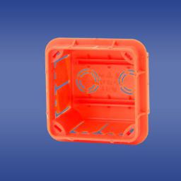  Elektro-Plast Puszka podtynkowa 76 x 76 x 52mm pomarańczowa (11.1)