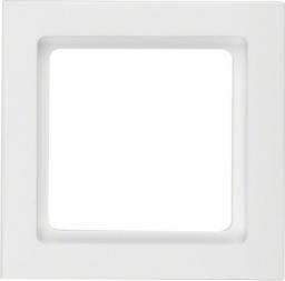  Berker Ramka pojedyncza Q.3 pozioma/pionowa biała aksamit (10116099)
