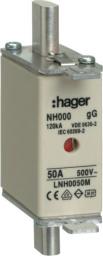  Hager Wkładka bezpiecznika NH000 50A 500V gG (LNH0050M)