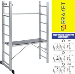 Braket RUSZTOWANIE ALUMINIOWE DRABINOWE ECO 2X6 [jm.SZT] - BR-10-1006