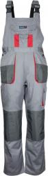  Dedra Spodnie ochronne ogrodniczki Comfort Line szare rozmiar L / 52 (BH3SO-L)