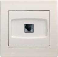 Schneider Electric Gniazdo telefoniczne Anya pojedyncze 1xRJ11 IP20 kremowe (AYA4100323)