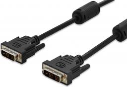 Kabel Digitus DVI-D - DVI-D 3m czarny (AK-320100-030-S)