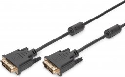 Kabel Digitus DVI-D - DVI-D 3m czarny (AK-320101-030-S)