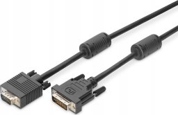 Kabel Digitus DVI-I - D-Sub (VGA) 2m czarny (AK-320300-020-S)