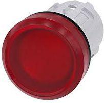  Siemens Główka lampki sygnalizacyjnej 22mm czerwona plastikowa (3SU1001-6AA20-0AA0)