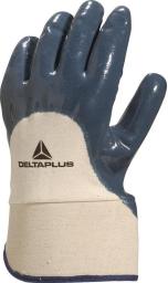  Delta Plus Rękawice z grubego nitrylu na wkładzie z dżerseju góra wentylowana mankiet z drelichu rozmiar 10 (NI17010)