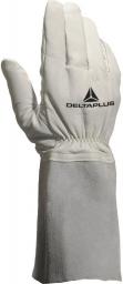  Delta Plus Rękawice spawalnicze ze skóry licowej koziej mankiet 15cm rozmiar 9 (TIG15K09)
