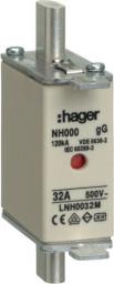  Hager Wkładka bezpiecznikowa NH000 32A 500V gG (LNH0032M)