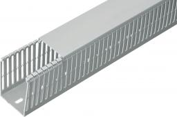 Elettrocanali Korytko grzebieniowe bezhalogenowe z pokrywą SH 25 x 80mm szare 2m (ECSH2580)
