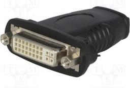 Adapter AV Goobay HDMI - DVI-I czarny (60752)