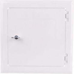 AWENTA Drzwiczki rewizyjne metalowe białe 140 x 140mm (DMW81)