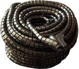 Ergom Wężyk ochronny elastyczny WE czarny 25mm x 20m czarny (E01WS-01030100401)