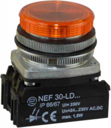  Promet Lampka sygnalizacyjna 30mm żółta 24 - 230V AC / DC (W0-LDU1-NEF30LD G)
