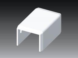 Kopos Pokrywa łącząca LHD biała 30 x 25mm (8932)