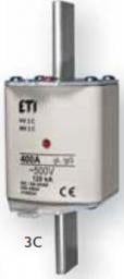  Eti-Polam Wkładka bezpiecznikowa KOMBI NH3C 200A gG 500V WT-3C (004186217)