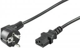 Kabel zasilający Goobay Przewód zasilający Schuko type F CEE 7/7 IEC C13 1,5m czarny (68604)