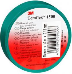 3M Taśma elektroizolacyjna Temflex 1500 zielona 15mm x 10m (DE272950994)