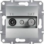  Schneider Electric Gniazdo TV-SAT Asfora przelotowe bez ramki aluminium (EPH3400261)