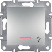  Schneider Electric Przycisk światło Asfora z podświetleniem bez ramki aluminium (EPH1800161)