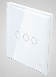  Touchme TouchMe Duży panel szklany, łącznik potrójny, biały (TM703W)
