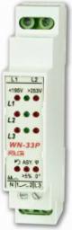  Pollin Pomiarowy wskaźnik napięcia zasilania LED 3 x 400V ze stykiem 1Z 6A 250V AC (WN-33P)