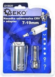  Geko nasadka uniwersalna 7-19mm + adapter (G15020)