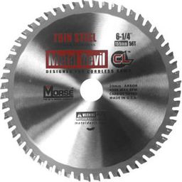  M.K. Morse Piła widiowa TCT do cięcia cienkiej stali Metal Devil CL 159mm / 56z - MORSE-PTA-MDCL-159-56-CS