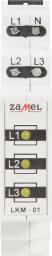  Zamel Wskaźnik zasilania 230V/400V 3xLED żółte TN LKM-01-30 (EXT10000038)