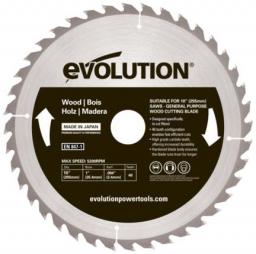  Evolution Piła tarczowa widiowa do cięcia drewna 255x25mm 40z (EVO-255-40-D)