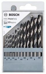 Wiertło Bosch do metalu HSS walcowe 1,5 2 4,5 4 5,5 5 4,8 3 2,5 3,5 6 3,2 6,5mm zestaw (2608577349)
