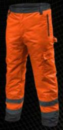  Neo Spodnie robocze ostrzegawcze ocieplane pomarańczowe rozmiar XXL (81-761-XXL)